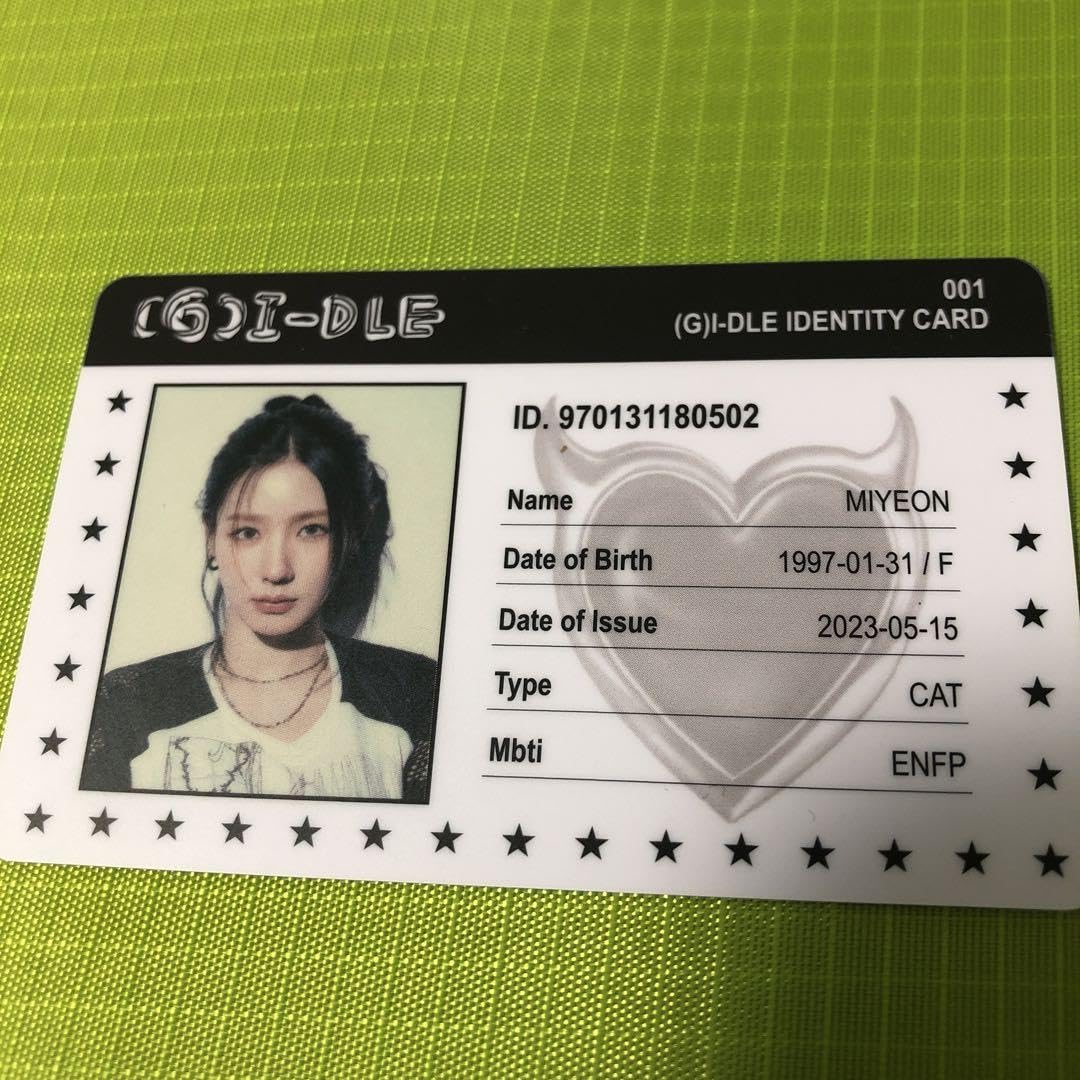 Amazon.co.jp: GI-DLE g-idle ミヨン トレカ IDカード I FEEL ⑥