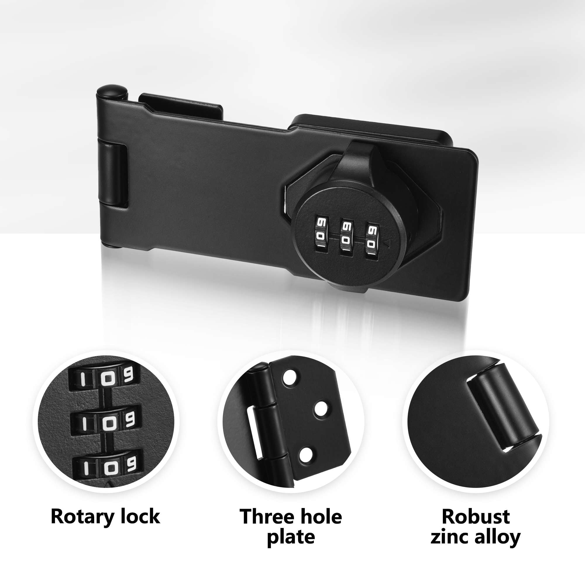 AcxdJnye Loquets à Mot De Passe Pour Armoire De Maison, Serrure De Porte à Combinaison, Serrure