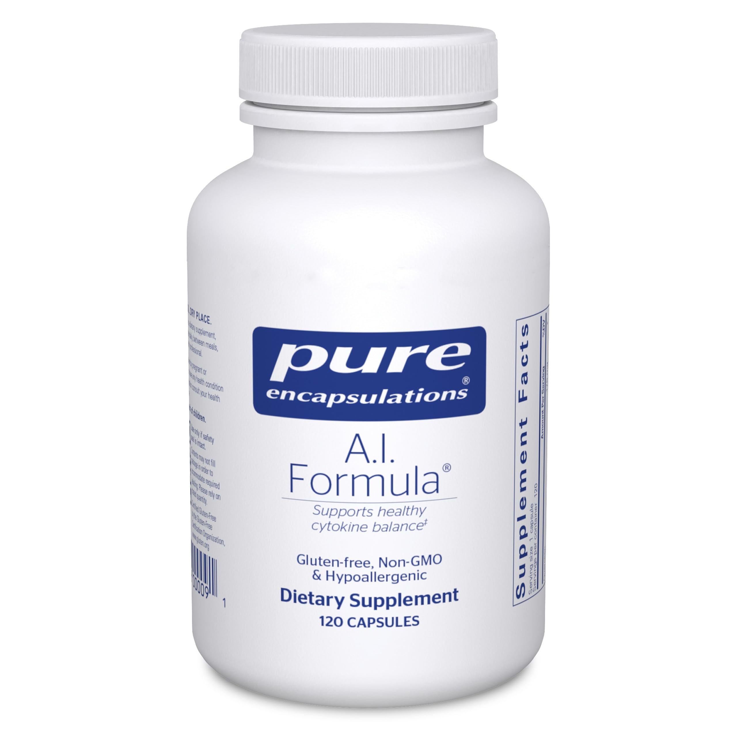 A.I. Formula | Hypoallergenic Dietary Supplement to Promote Healthy Immune Response | 120 Capsules