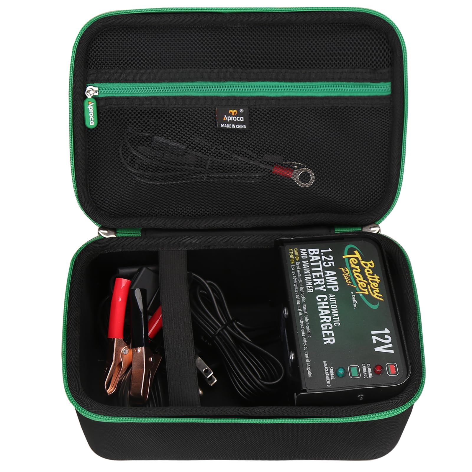 Aproca Hard Storage Travel Case, for Battery Tender Plus 12V Battery Charger and Accessories