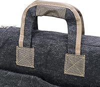 Vista 8 de TRANSON Estuche de Portafolio de Arte Mochila de Lona Bolsa Grande 26” x 19.5