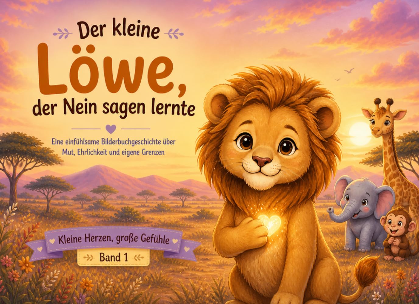 Der kleine Löwe, der Nein sagen lernte: Eine einfühlsame Bilderbuchgeschichte für Kinder ab 4 Jahren über Mut, Ehrlichkeit und das Setzen eigener Grenzen (Kleine Herzen & große Gefühle)