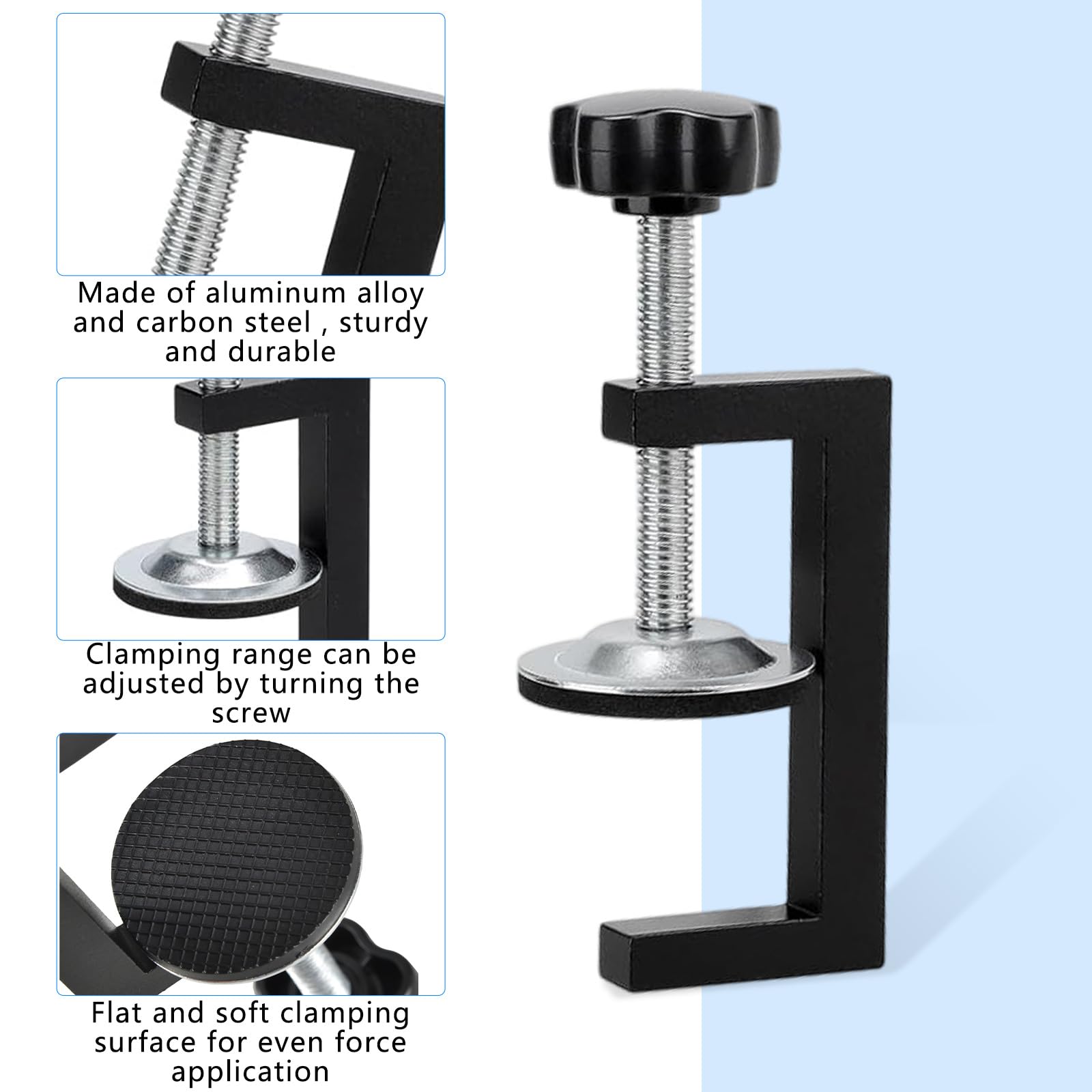 Peerless 620AD Supporto Da Tavolo Per Due Monitor - Bracci Articolati Con Morsetto E Passacavi, Nero