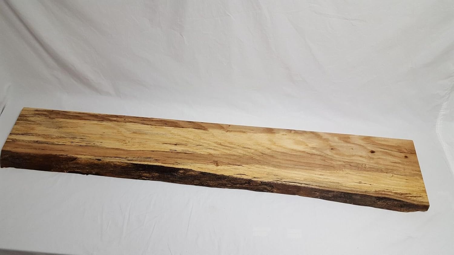 ModWoodWorks Live Edge Red Oak Mantel/Shelf (60") Home