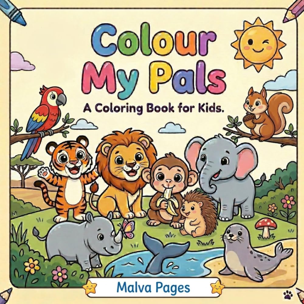 Colour My Pals: A Coloring Book for Kids