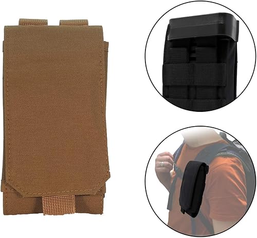 Miniatura 23 de Phone Holster with Clip - Hook Loop Nylon Cellphone Holster Compact Pouch, Backpack Shoulder Strap Accessory - Multifunctional StrapPack Pouches for