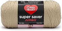 Vista 57 de Red Heart Super Saver - Ovillo de lana jumbo, color blanco suave, 2 unidades (paquete de 1)