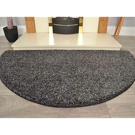 SrS Rugs® Half Moon Semi Circle Non Slip Machine Washable Hearth Living ...