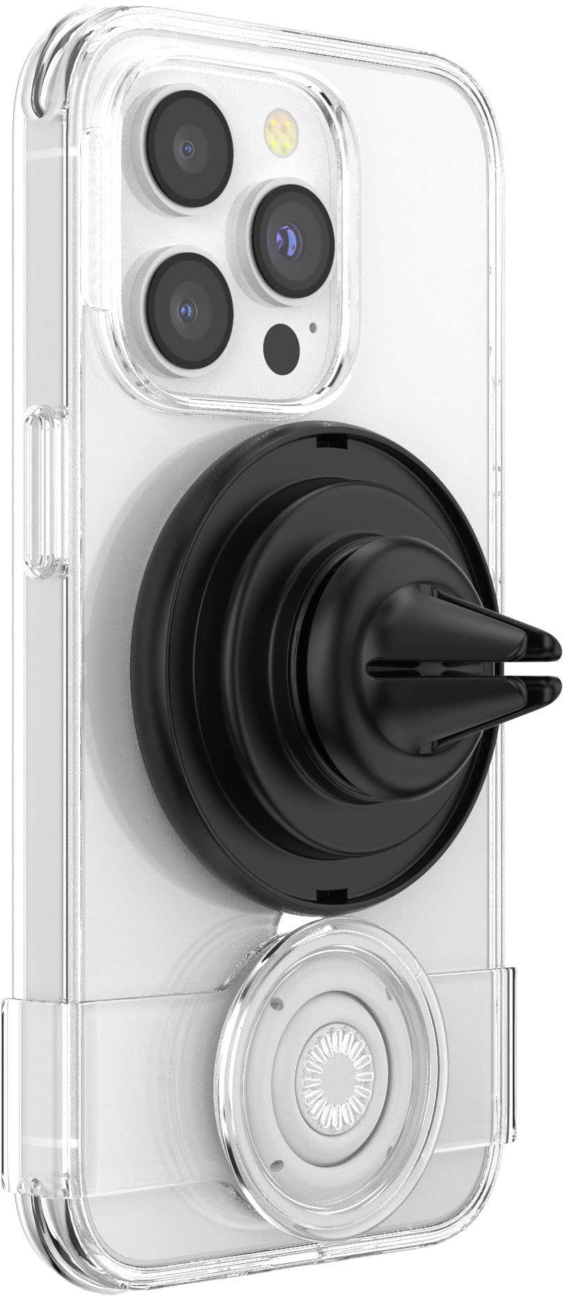 PopSockets Car Mount Compatible with MagSafe, Magnetic Phone Holder for Car, Phone Mount for Car, V2 Black - Image 3