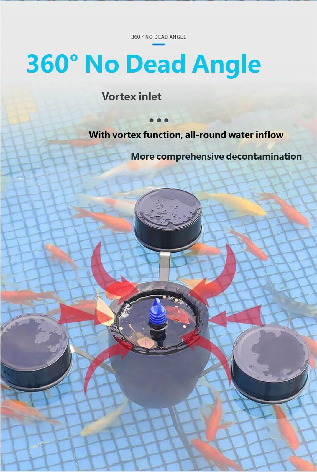 Skimmer per piscina fuori terra per una facile pulizia dei detriti, strumento per la pulizia delle superfici della piscina, design leggero e durevole per una manutenzione efficiente dell'acqua
