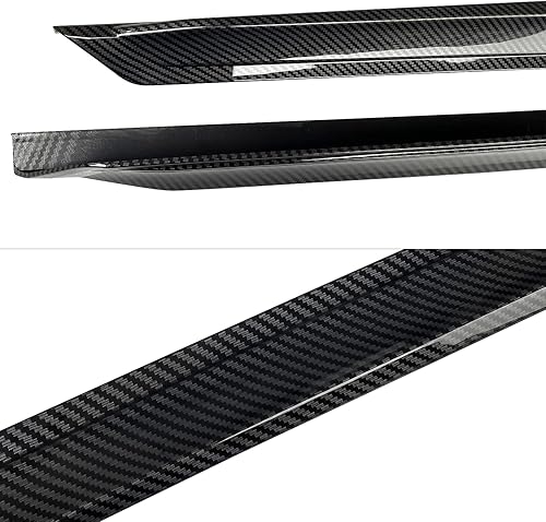 Miniatura 7 de IKON MOTORSPORTS, 2 faldas laterales compatibles con Honda Civic 11 generación Sedan Hatchback 2022-2025, faldas laterales, paneles basculantes de