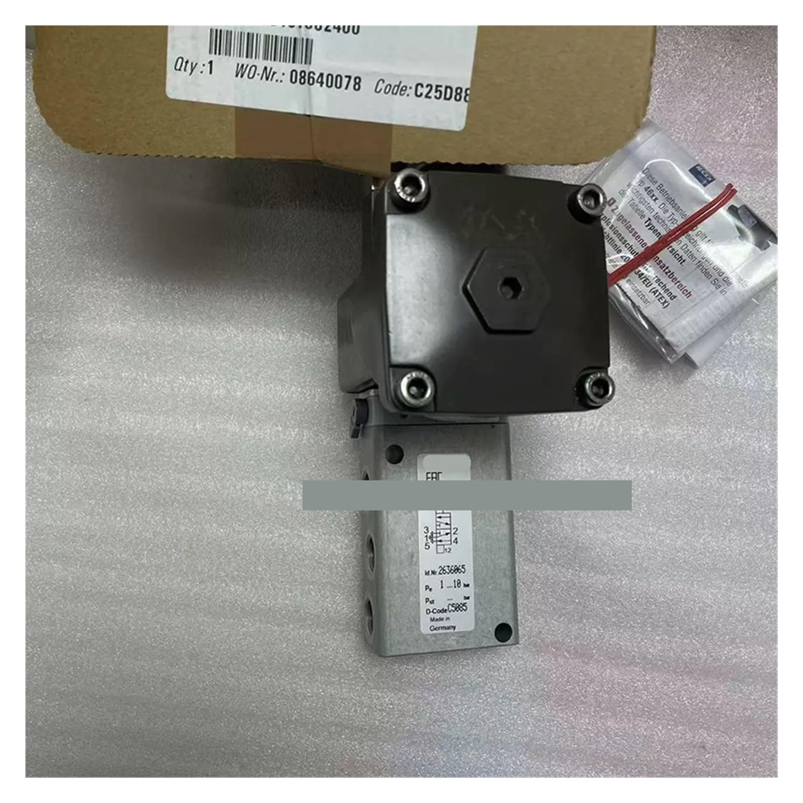 LEOTNNDQ 2636065461002400 G1/4 Screw Thread Solenoid Valves
