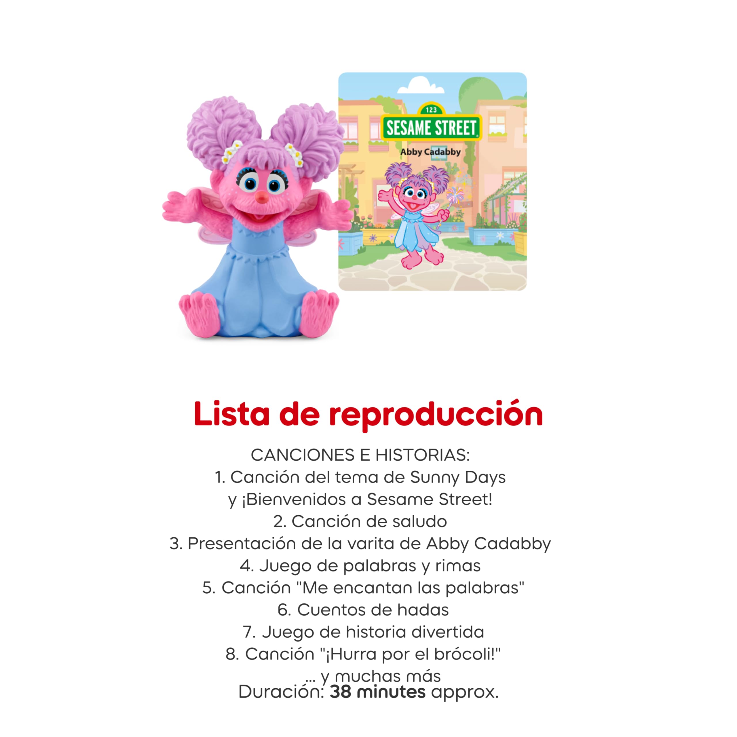Tonies Ulica Sezamkowa: Abby Cadabby Audio Toy Figurka [Hiszpański]