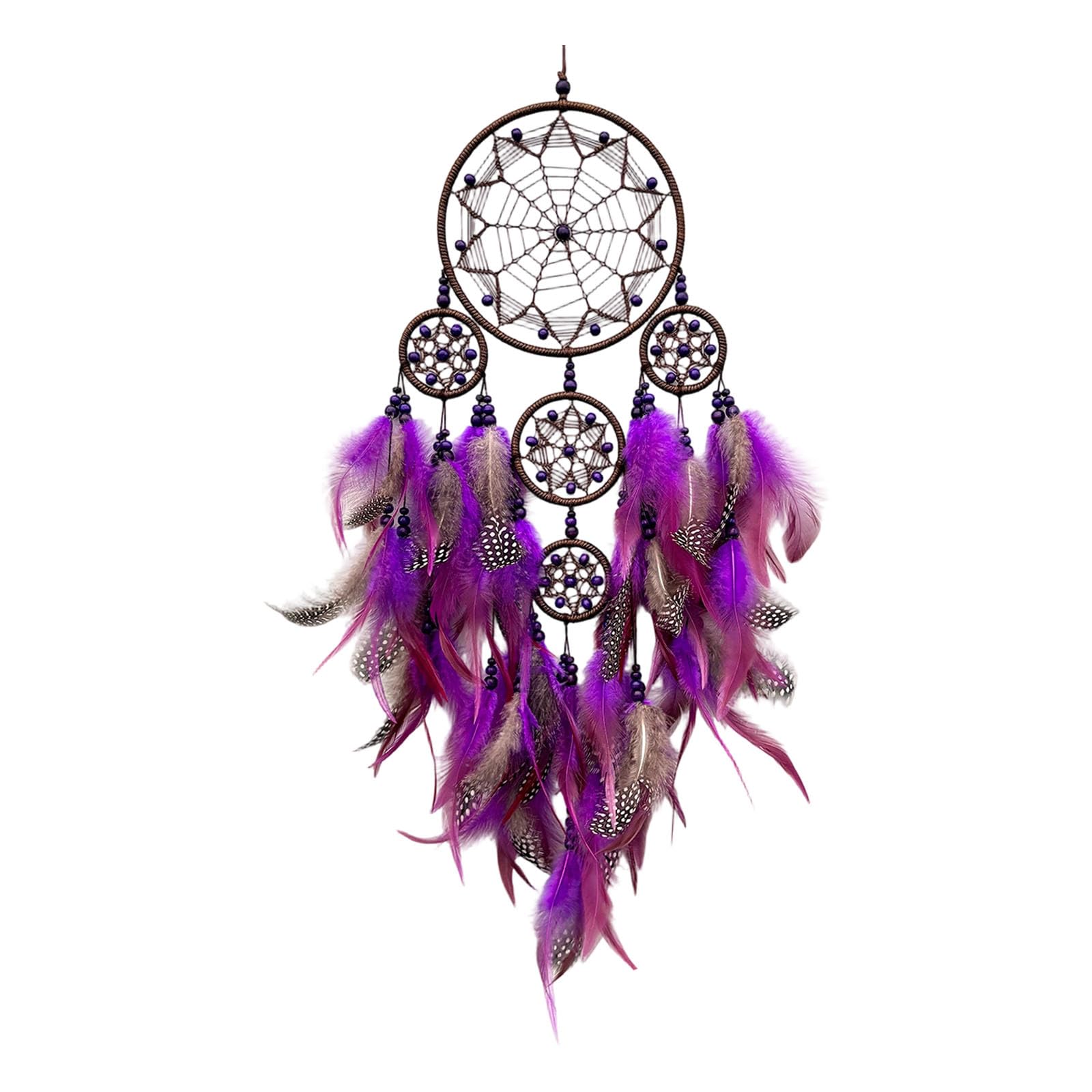 Btgghytr Artistic Dreamcatchers Wall Hanging Handcrafted with Iron Rings and Feathered Tassels Pendants for Wedding Birthday Gift Wall Art Hanging Decors