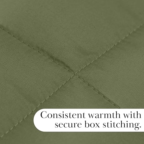 Miniatura 7 de Edredón ligero Southshore Fine Linens Vilano Springs, Microfibra, Verde salvia, Full Queen