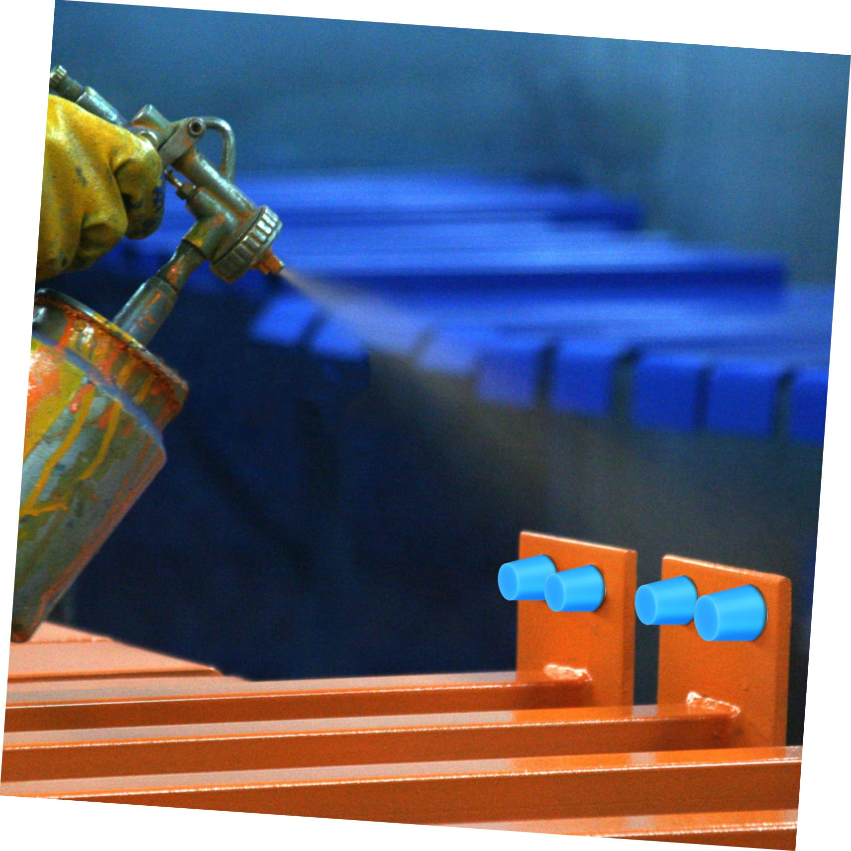 SOLUSTRE 110pcs Silicone Stoppers Tapered Plug Sealing Caps for Holes Powder Coating Plugs Lab Flask Tube Stoppers