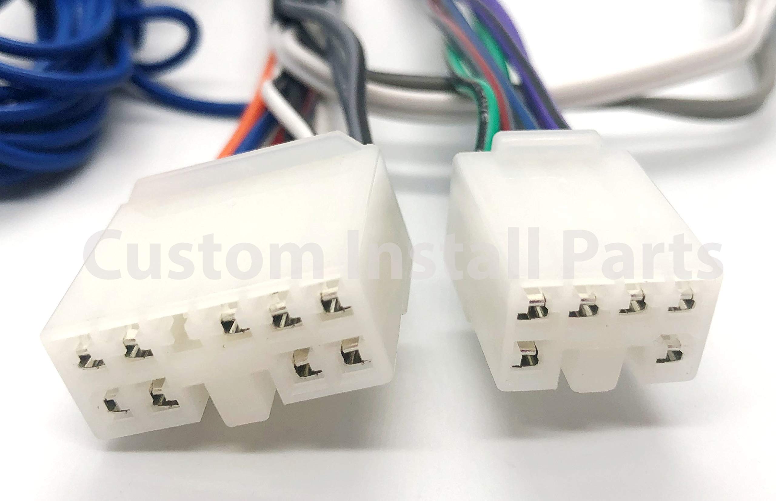 Add an Amp Amplifier Interface Install Adapter Wiring Wire Harness Cable - Compatible with Toyota, Scion, Subaru Vehicles - No Factory Premium Amp