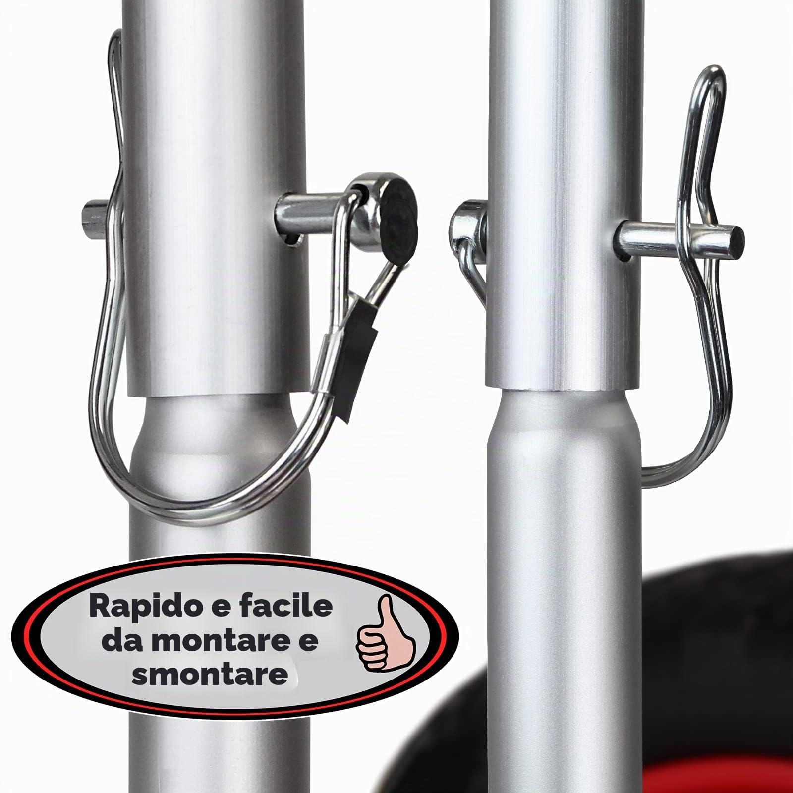 ALPIDEX Trolley Trasporto Tavola SUP Carello Stand Up Paddle Board
