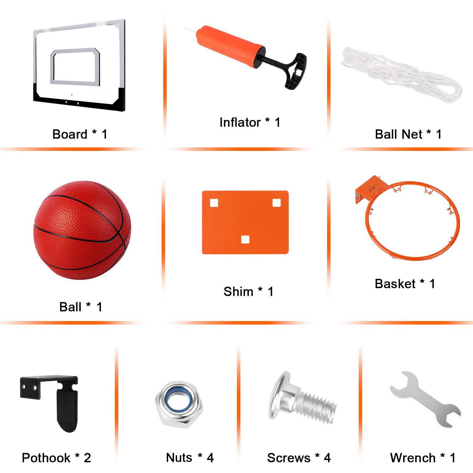 STAY GENT Mini Canasta Baloncesto Interior para Niños y Adultos