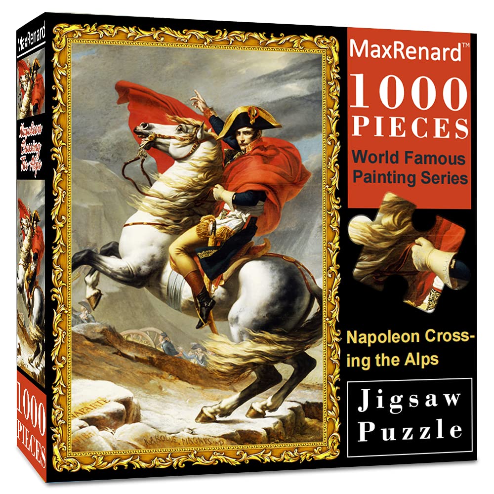 Buy MaxRenard 1000 Pieces Puzzle for Adults Napoleon Crossing The Alps