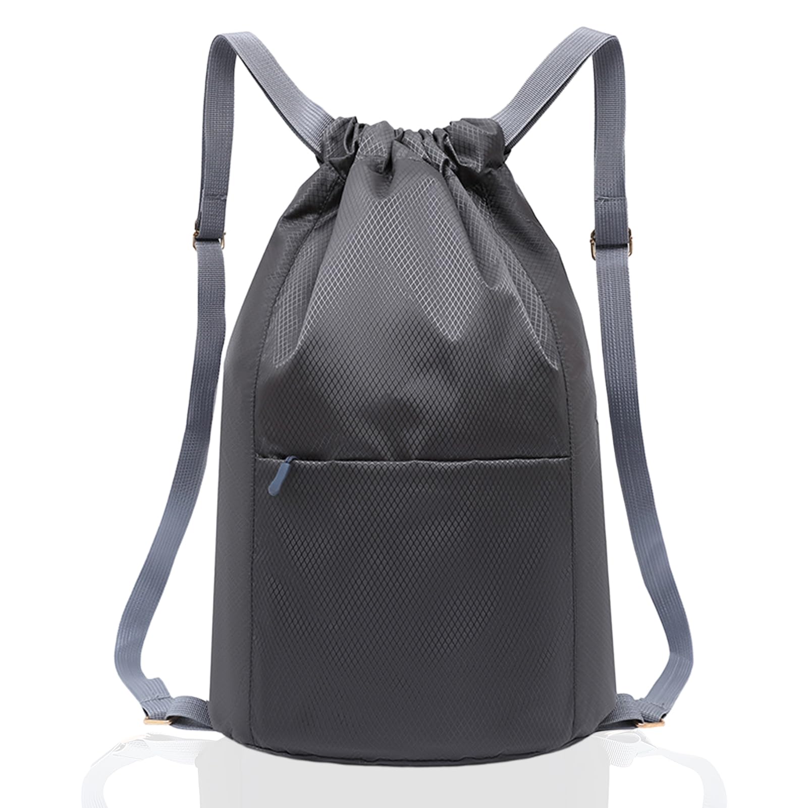 Bolsa de gimnasio impermeable con cordón, bolsa deportiva para mujer y hombre, mochila plegable con cordón de gran capacidad, bolsa con cordón para senderismo, camping, viajes y natación