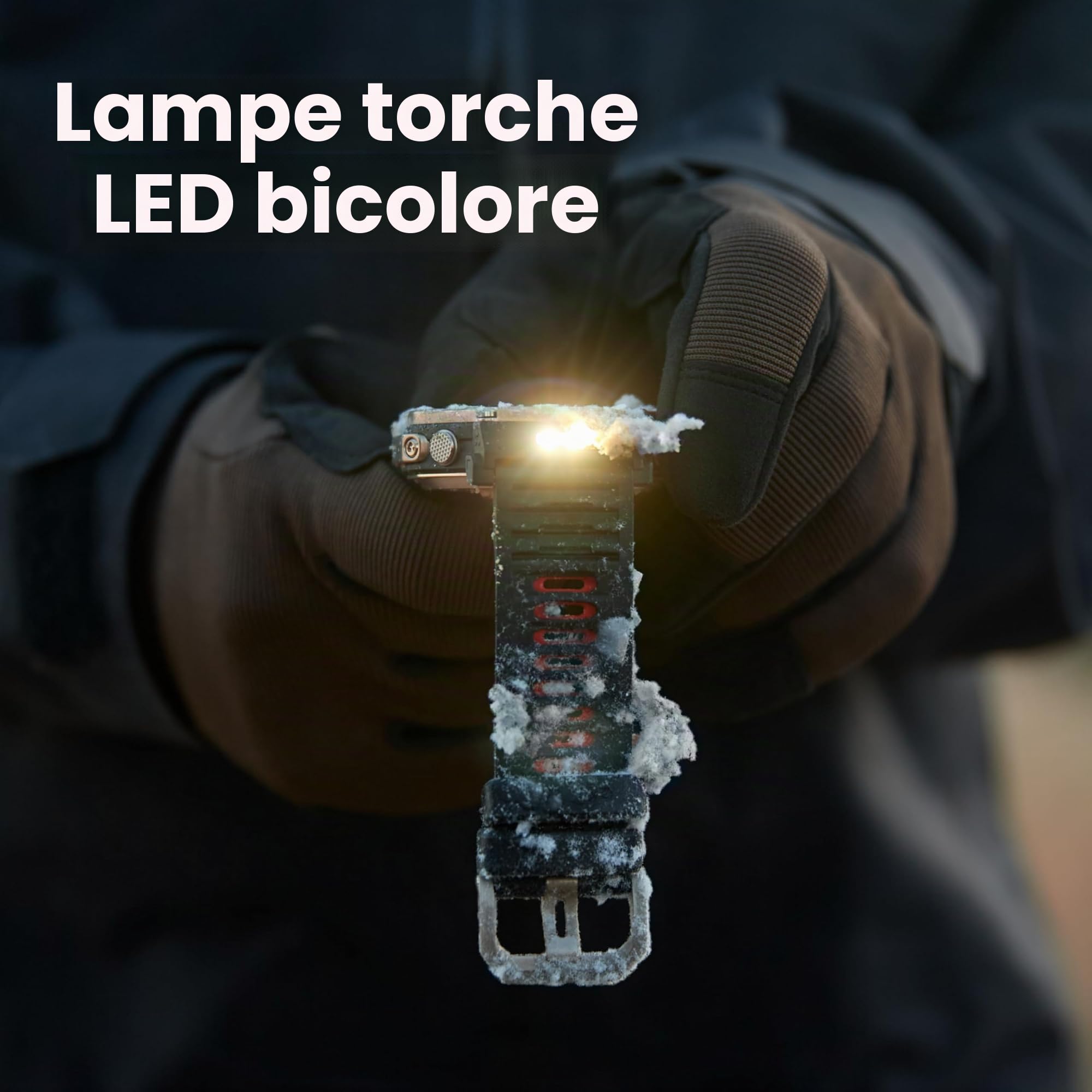 Amazfit T-Rex Ultra 2 Montre connectée d'extérieur GPS Double Bande 51 mm Ti Body, écran AMOLED Saphir de 1,5", Lampe de Poche, Batterie de 30 Jours, Cartes Hors Ligne, 10 ATM, 180+ Mode Sport pour