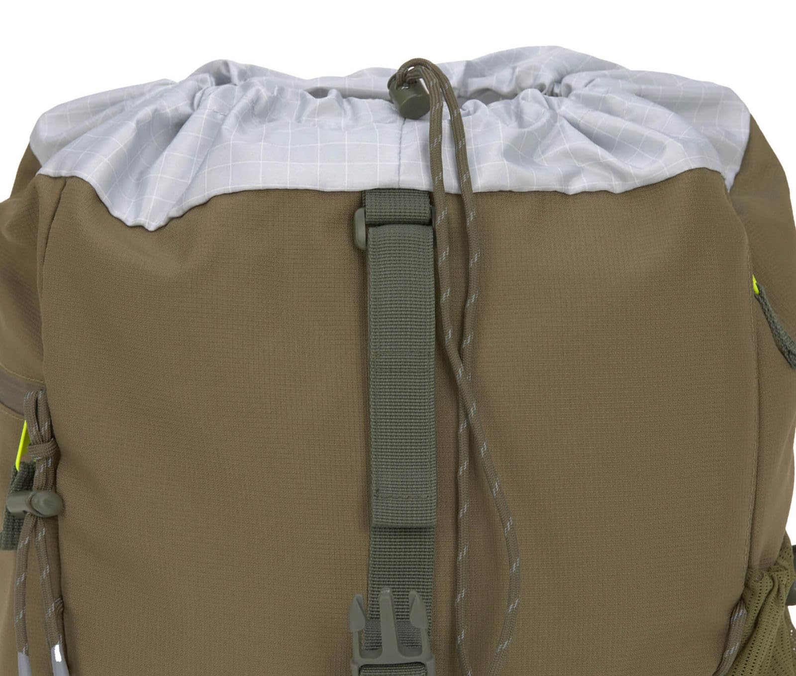 LÄSSIG Zaino fasciatoio borsa per pannolini con fasciatoio zaino da trekking attacco per carrozzina portabiberon Prodotto in modo sostenibile/Outdoor Backpack olive, oliva