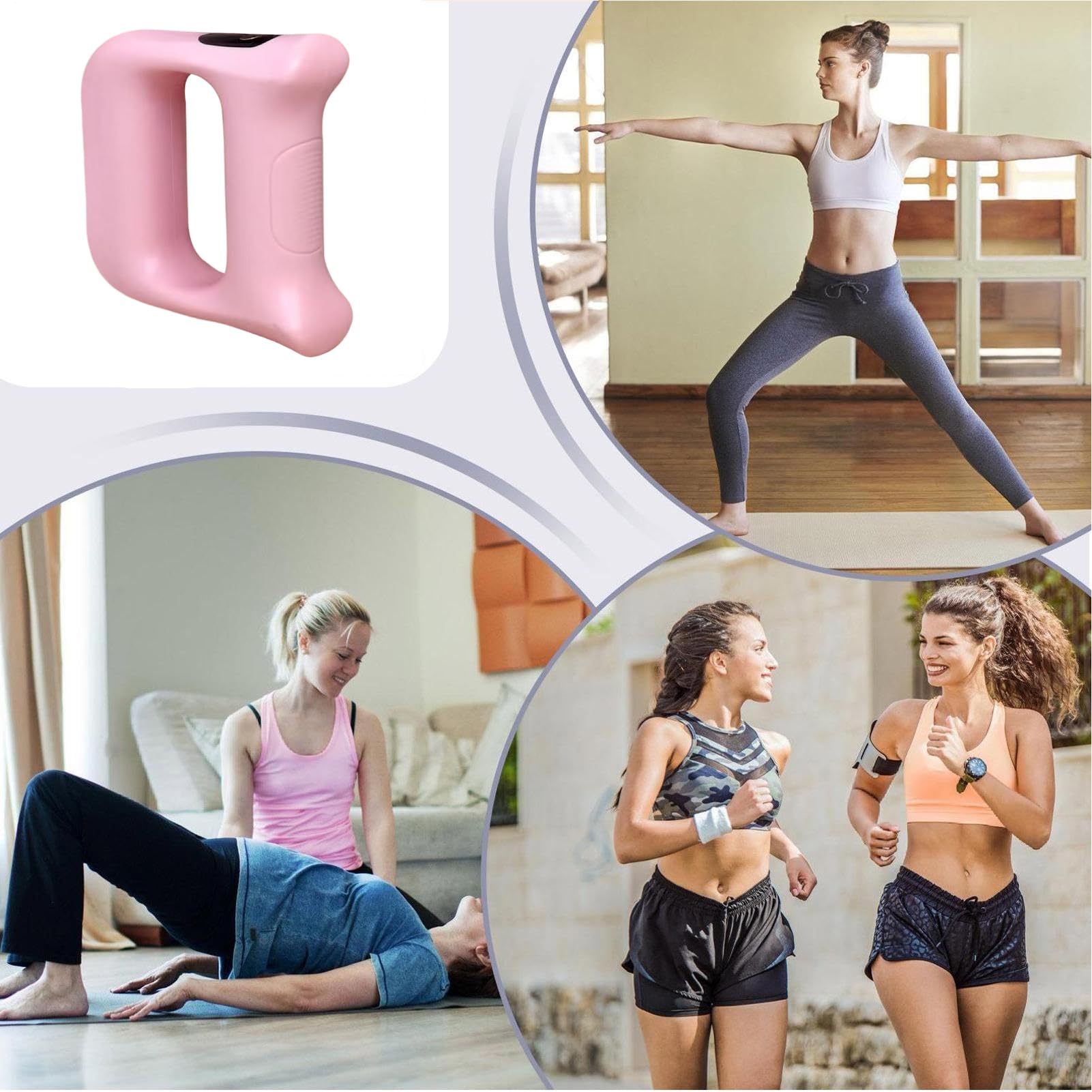 Anneau Massant Fascia | Anneau Vibrant pour Ventre Ceinture de Modelage Corporel - Outil de Massage Ergonomique Brûle-Graisses pour Jambes Abdomen Épaules Cuisses Hanches Cou Bras | Jambes