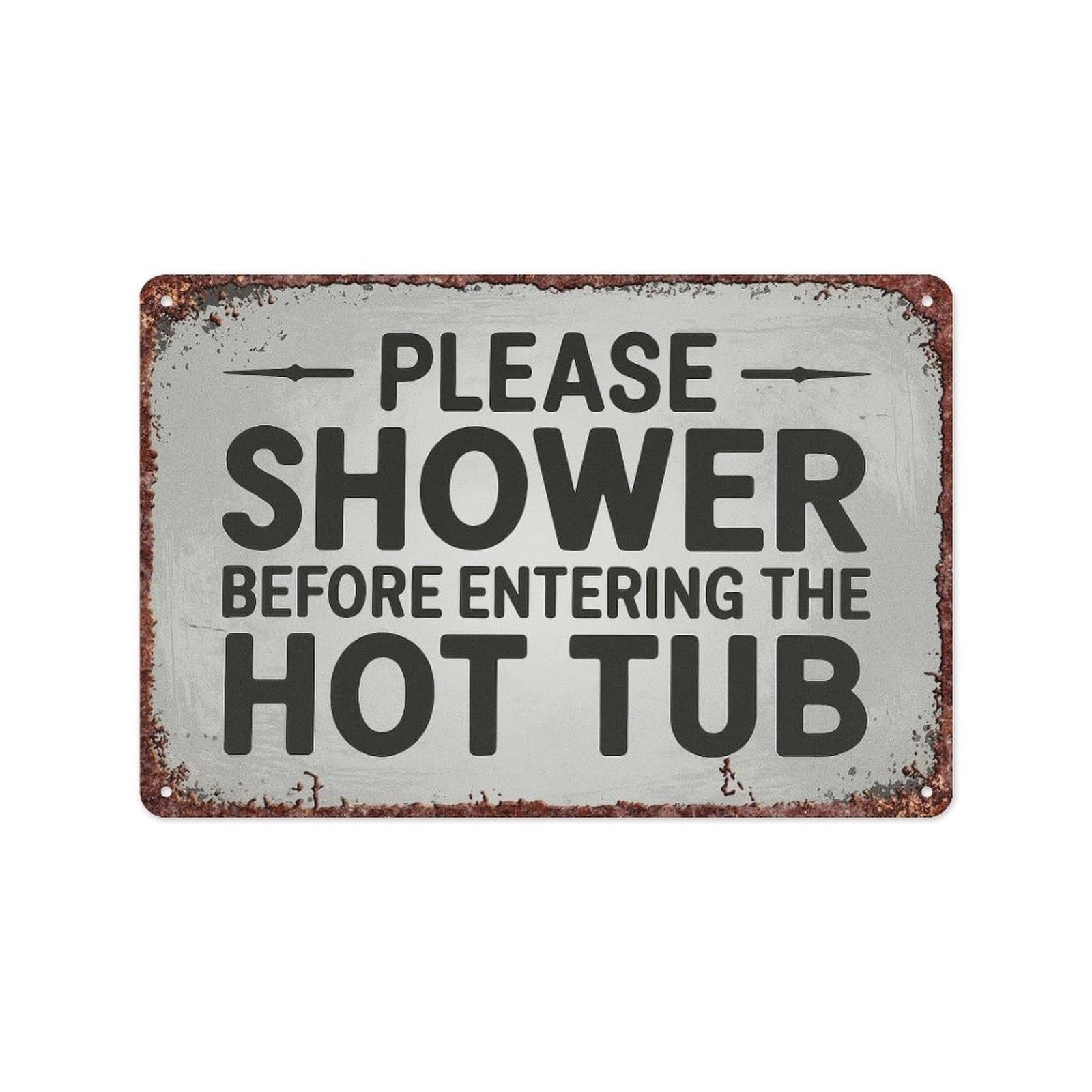TAMDDBPJD Shower Entering Tub Aluminum Plate 12x8 Inch