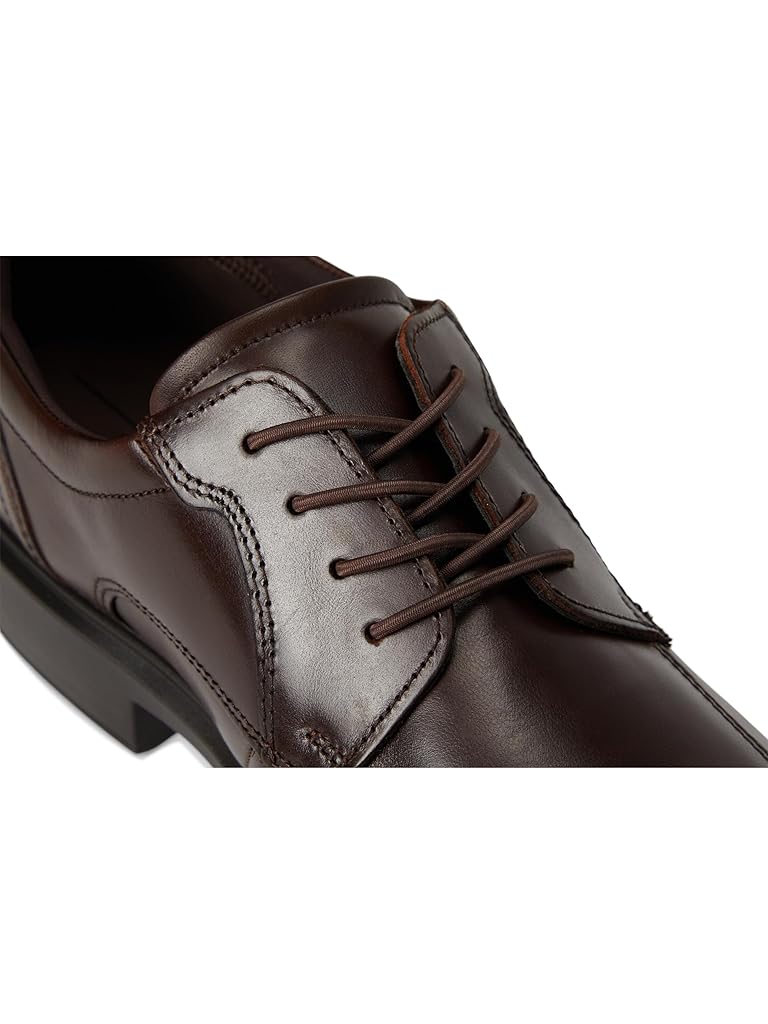 Brown ECCO Helsinki 2.0 Easy Slip Apron Toe Tie Oxford