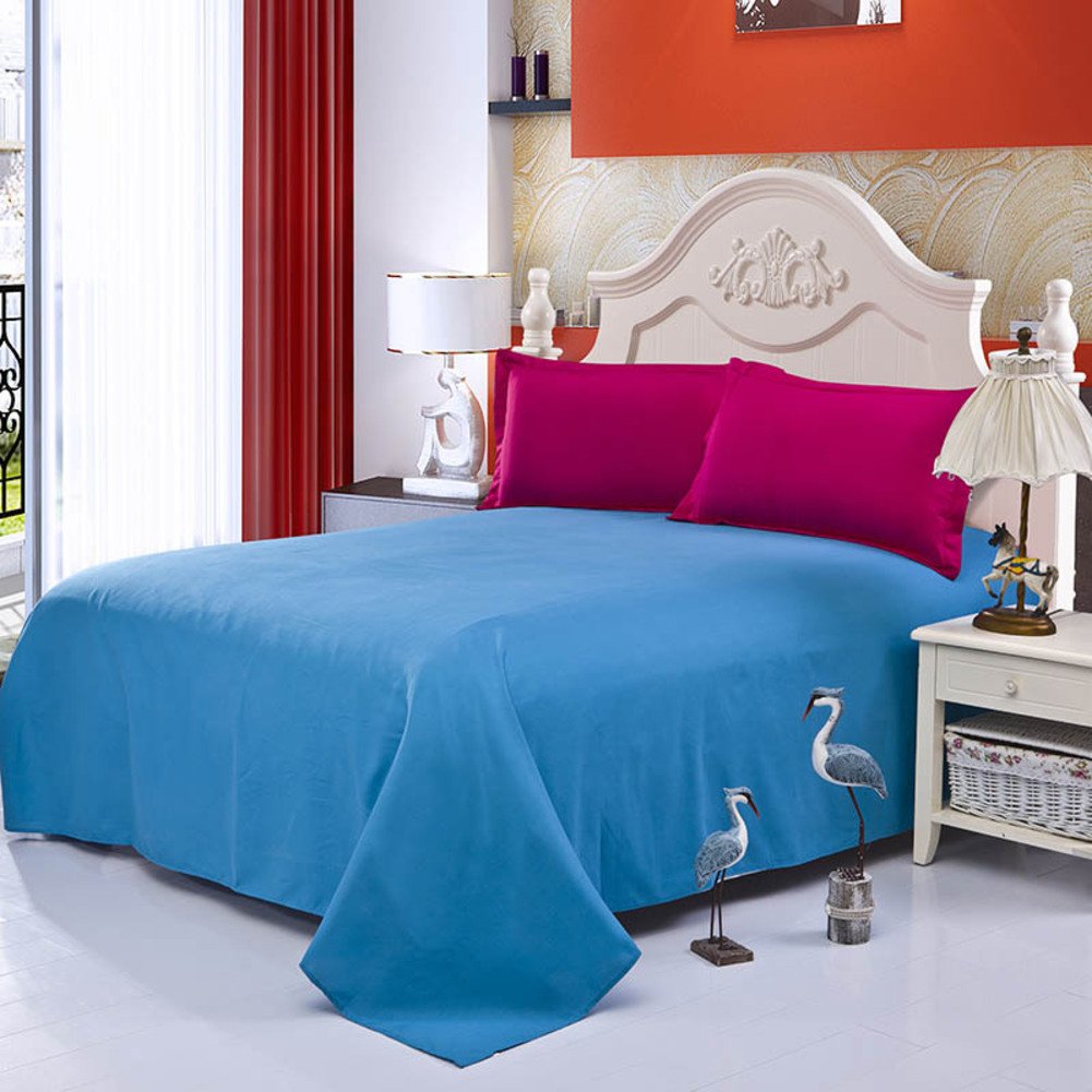 Drap individuel extensible 230x230cm d'une douceur supérieure lit double