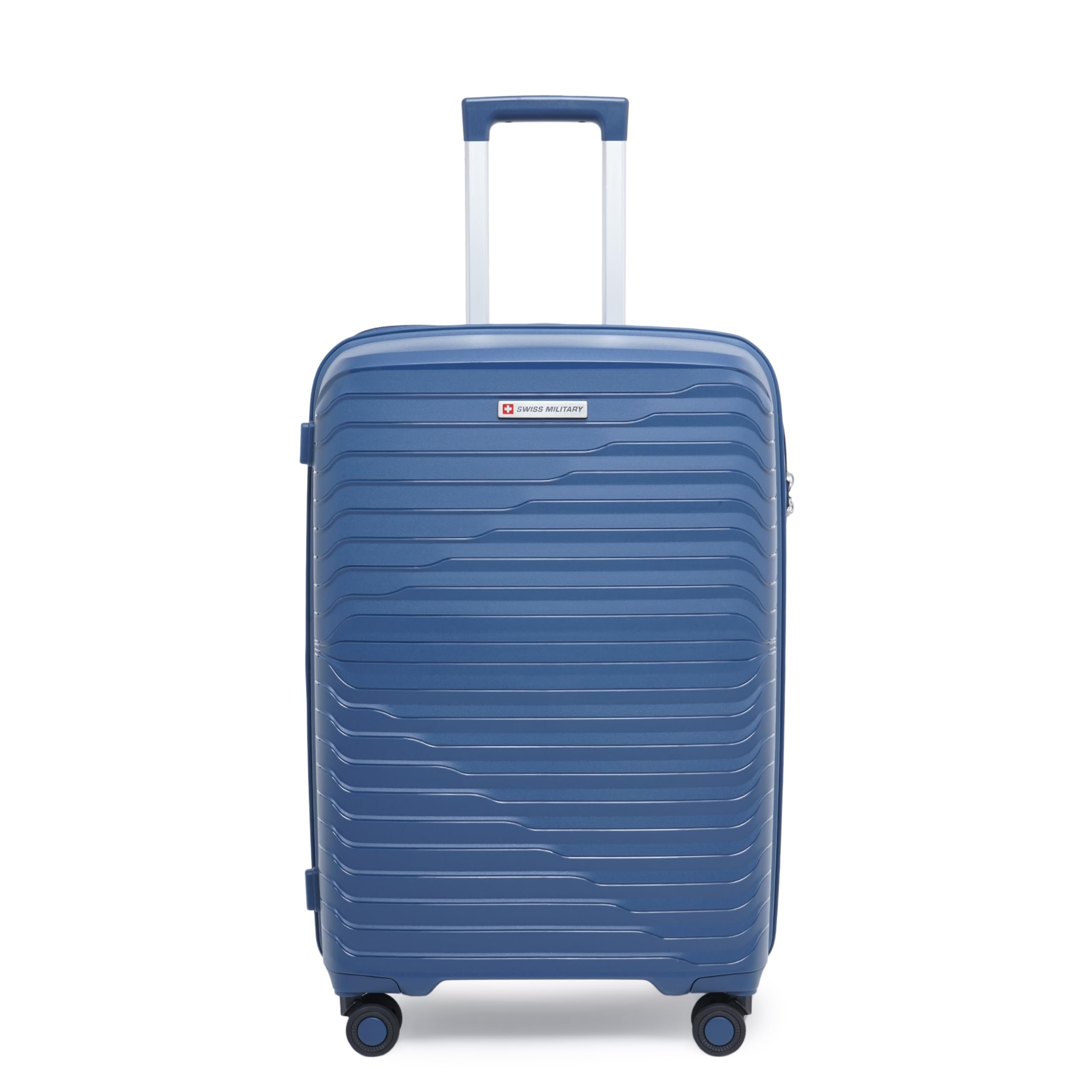 Horizon Lightweight PP 65CM Hard Top Medium Trolley–Luggage with TSA Lock, 360° Spinner Wheels & Anti-Theft Zipper, Premium Shell & Zip Puller, Suitcase for Travel – 74L Capacity, Blue-image-25