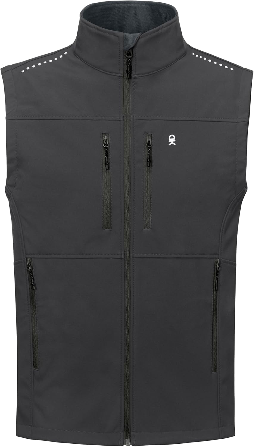 Little Donkey Andy Men's Lightweight Golf Vest Outerwear Warm Fleece Lining Sleeveless Running Casual Hiking Vests - Image 3