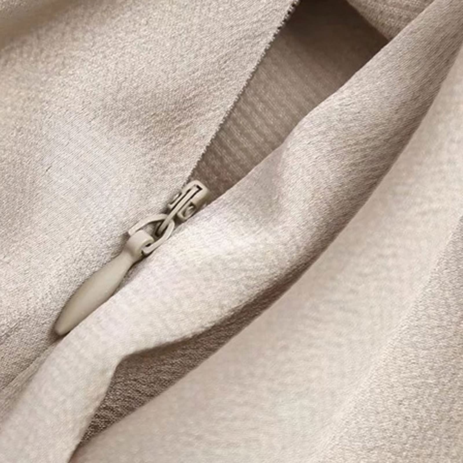 Falda de moda para mujer, con nudo fruncido, abertura frontal, falda midi de cintura alta con cremallera trasera