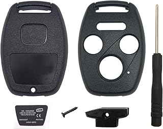 Replacement Key Fob Cover Case fit for Honda 2003-2014 Accord 2006-2013 Civic 2009-2015 Pilot 2005-2006 CR-V Ridgeline Odyssey Keyless Entry Remote Key Fob Shell