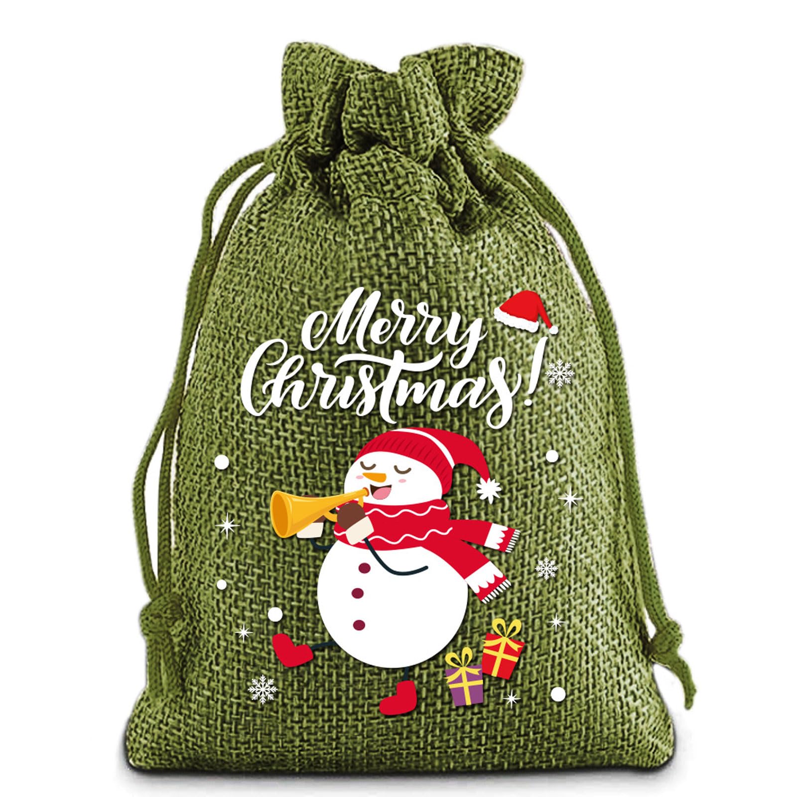 VDLLQYN, 12 bolsas dulces for regalos de fiesta navideña, perfectas for Navidad, dulces y muchos más ，Bolsas de caramelos(12 Pieces (3 Color Grid*4),10 * 15cm)