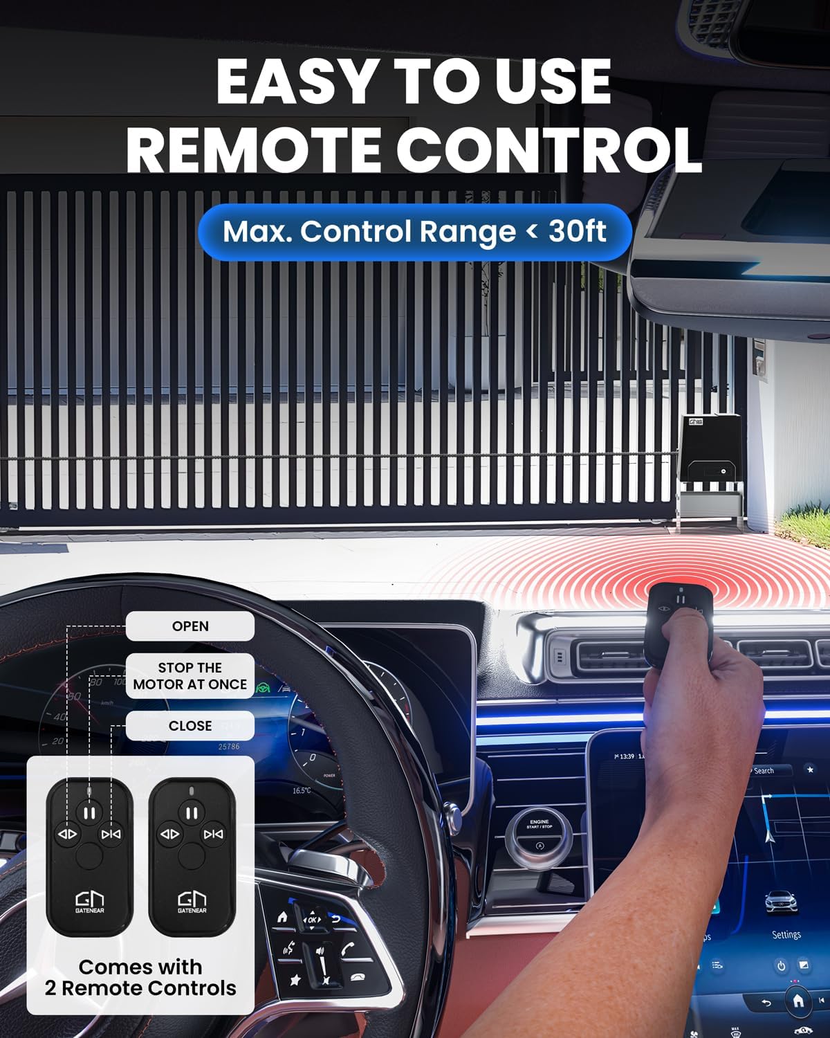 Gatenear Gate Opener Remote Control