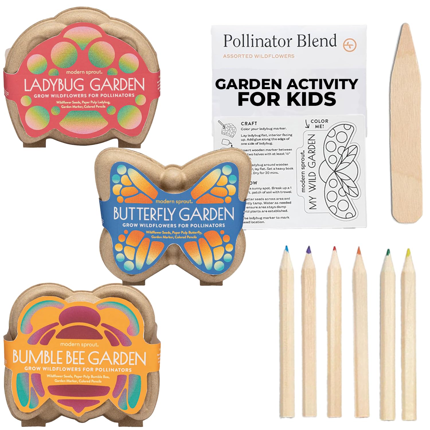 Amazon.com: Modern Sprout Curious Critters Garden Activity Kit [3