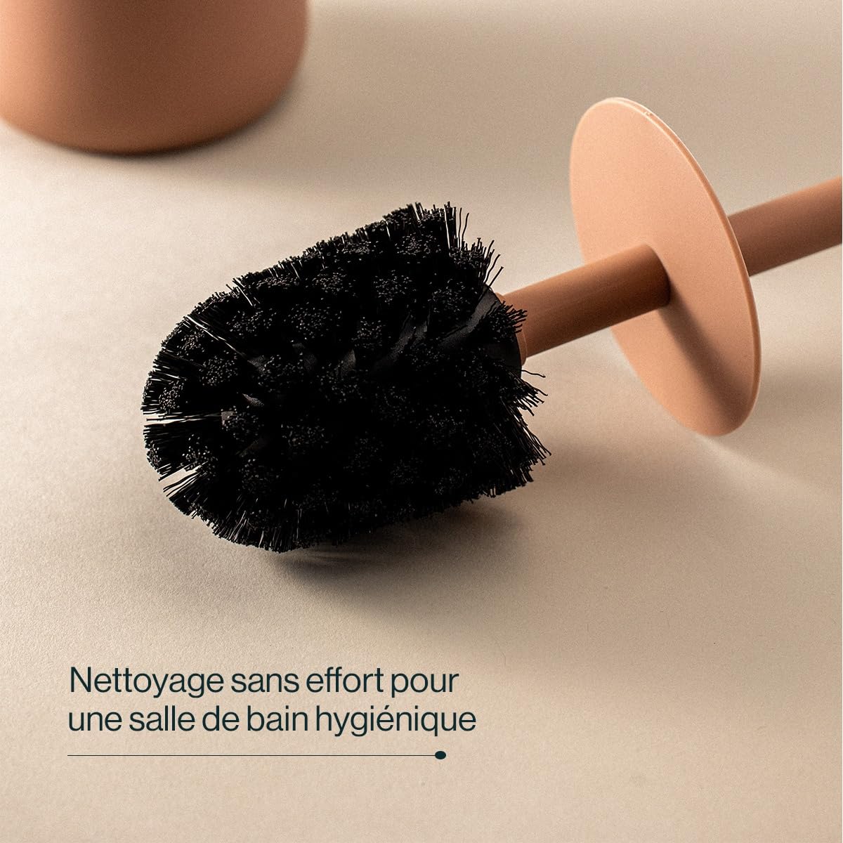 COSMIC Brosse de Toilette, Collection Saona, Couleur Negro, 36 x 9,5 x 9,5 cm