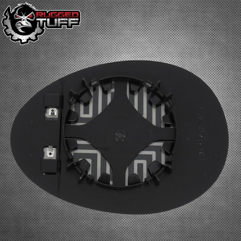 Miniatura 7 de Conjunto de vidrio para espejo lateral del pasajero con placa de respaldo de plástico calentada compatible con Mini Cooper 2007-2015, Countryman