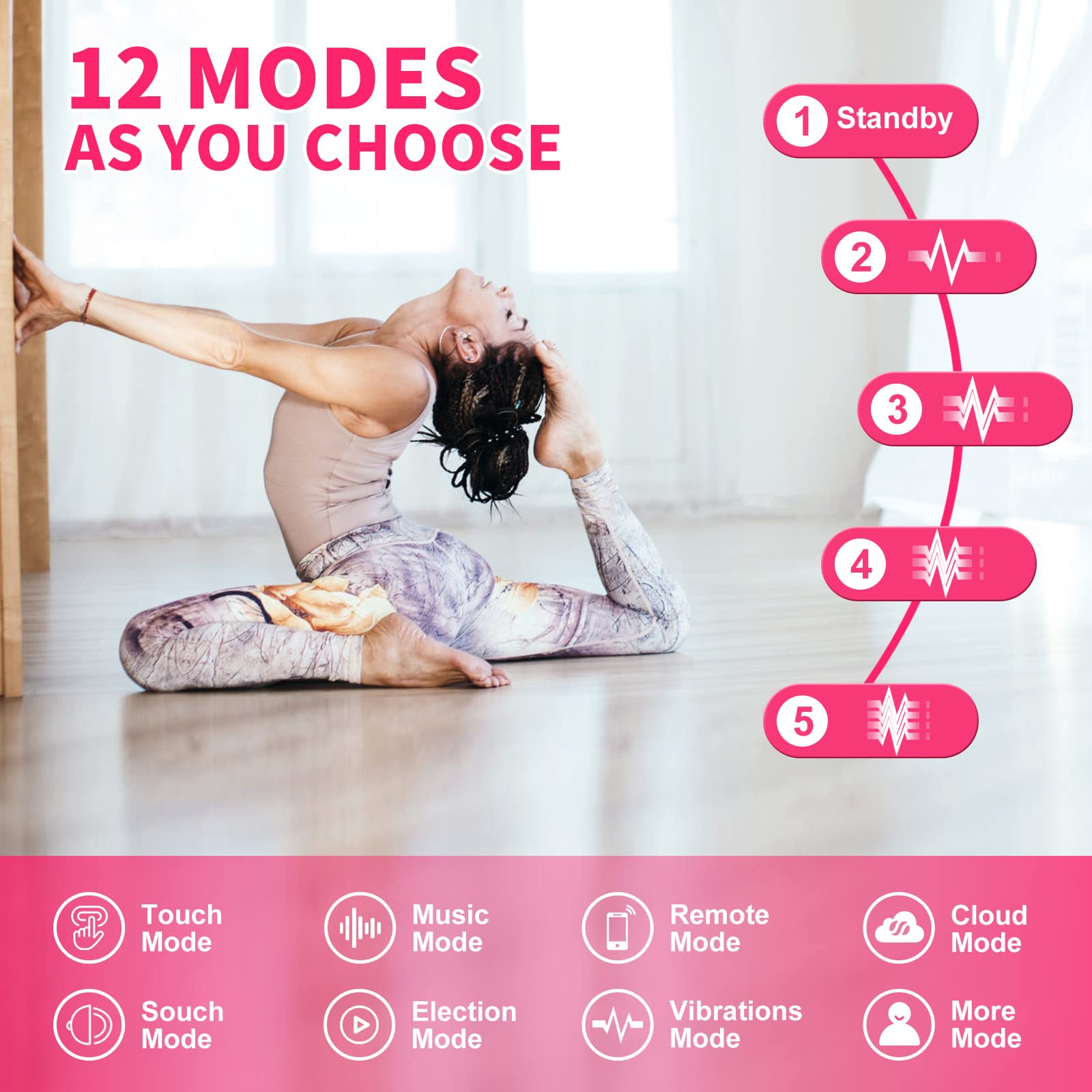 Buy LIMENAMICS Pelvic Floor Exerciser with App, 12 Modes Waterproof