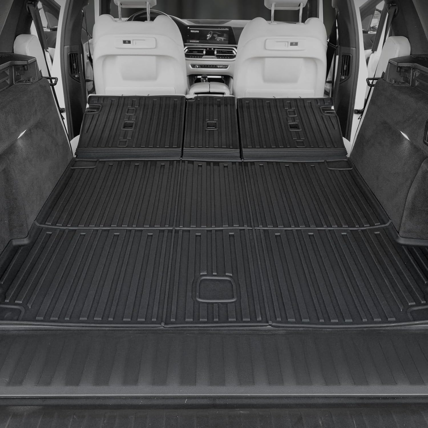 Cargo Mat with Backrest Mats for 2019-2025 2026 BMW X5 G05, All-Weather TPE Cargo Liner Trunk Mat with Seat Back Covers for BMW X5 Accessories (Only for 5 Seats) - Image 2