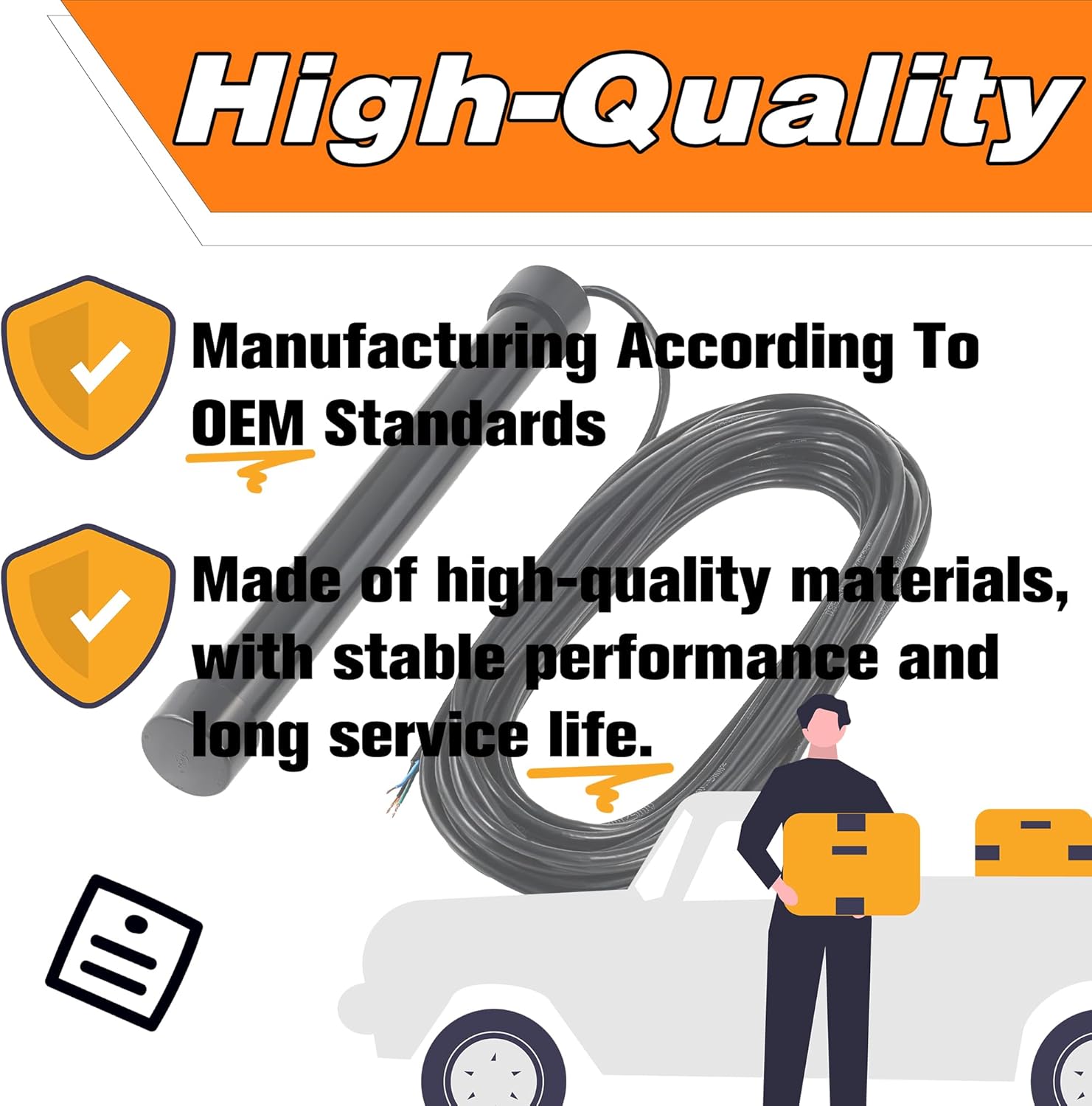 Driveway Vehicle Sensor for Automatic Gate Opener Vehicle Exit Sensor Kit.Driveway Gate Exit Wand Sensor with 50 ft,Ghost Controls, liftMaster Vehicle Door Opening Systems, Automatic Gate Exit Sensor