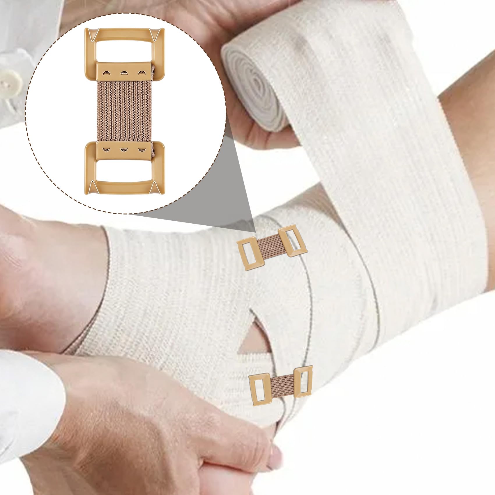 15pcs Bandage Clips, Bandage Wrap Clips Stretch Metal Clip — Amazon image 3