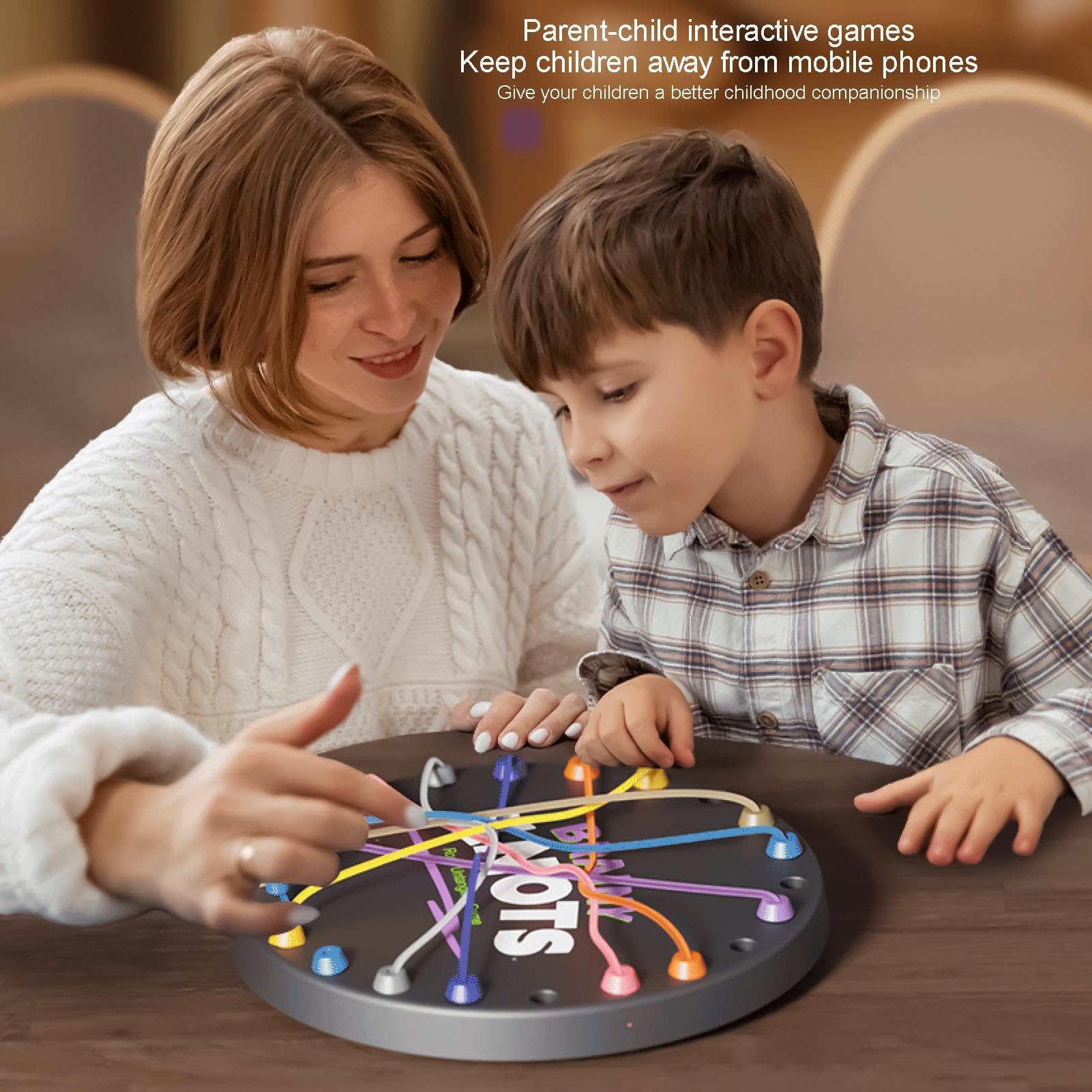 Jeu De Démêlage De Cordes En Bois Pour Enfants - Puzzle Logique Sans Écran | LeeQinersw - 5