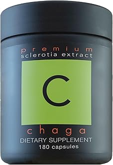 Chaga (Dual Extract - 180 v-Capsules - Covers 2 Months)