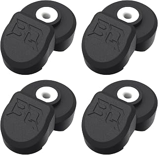 BIQU 4Pcs Panda AMS Guard, High-Hardness Ceramic Inlet for Bambu-Lab AMS Only, Upgrade 3D Printer Filament Feeder Parts Protect AMS Feed Inlet from Wear and Tear, Tool-Free Snap-in Install