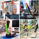 Resistance Bands Elastic Exercise Bands 3 Pack Physical Therapy Tension Band Recovery Band Workout Strength Training Bands for Women, Yoga, Arms,Upper Body and Shoulders