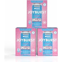 Joyburst No Sugar Energy Drink, Vanilla Ice, Natural Caffeine, 3 x 4 Pack