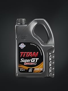 FUCHS Lubricants TITAN SUPER GT 20W-50 Multigrade Engine Oil Designed For A Wide Range Of Gasoline Engines 4 Liters
